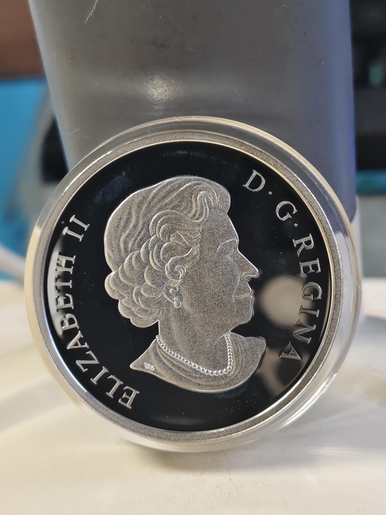 第180期拍卖【长期征集拍品】【北京币展专场】 加拿大2011年英国皇室威廉王子纪念银币2枚套装，925银，30克*2