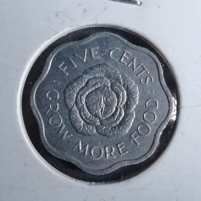 沼泽如烟--第886场 - 塞舌尔1972年五分FAO