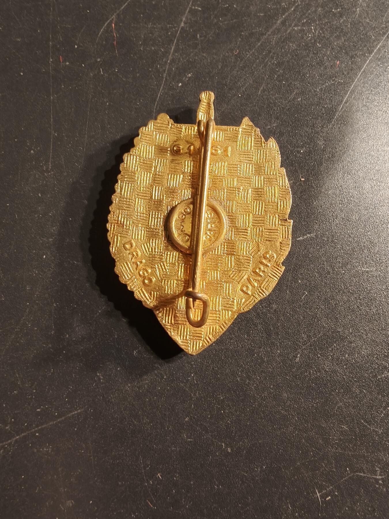 老王徽章第160期  法国金级军事技能章