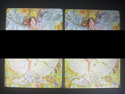 花开卡拍第45期（11月2号周日截拍，品控勿拍!!!拍品不寄存，运费5元，自制卡难免瑕疵，可能存在轻微撞角爆边等出厂瑕疵，品控介意勿拍！） - 燎原太虚幻境 刷子特卡 晴雯 幻普2张