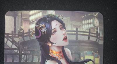 花开卡拍第45期（11月2号周日截拍，品控勿拍!!!拍品不寄存，运费5元，自制卡难免瑕疵，可能存在轻微撞角爆边等出厂瑕疵，品控介意勿拍！） - 古风LGD艺术卡 彩闪1张