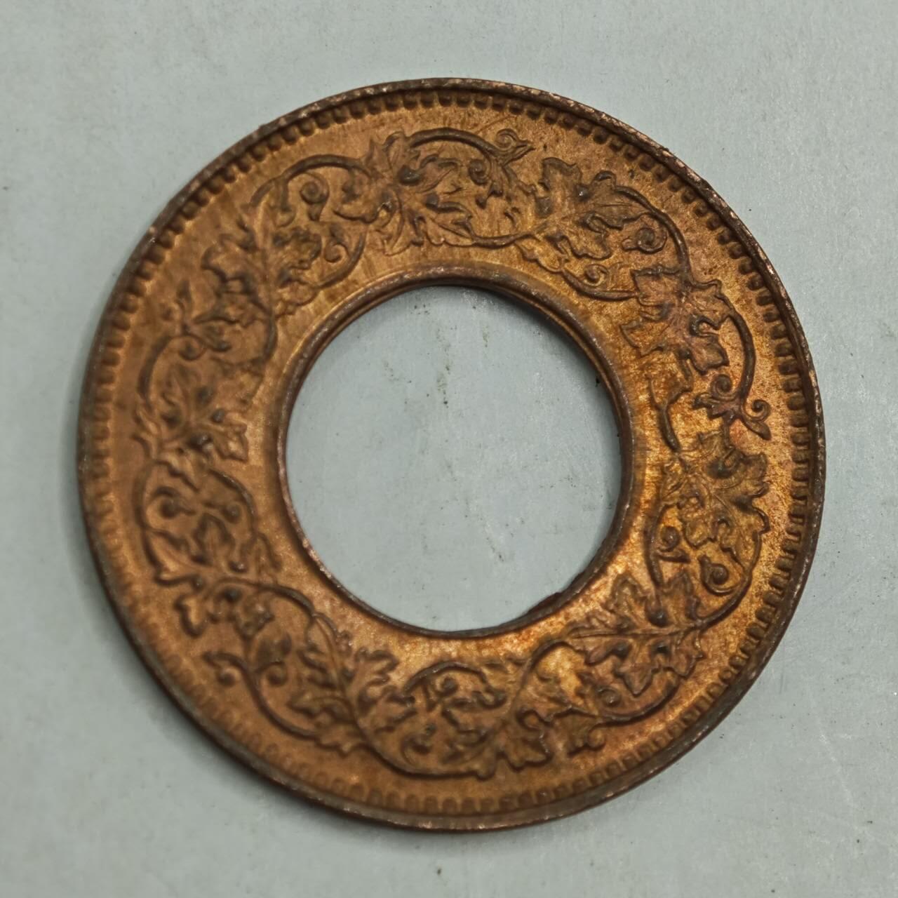 【淘币小摊】限时拍第七百八十四拍  老铜币场  满百包邮可预留两周  周一统一发货  印度1943年1派沙铜币圆冠原光