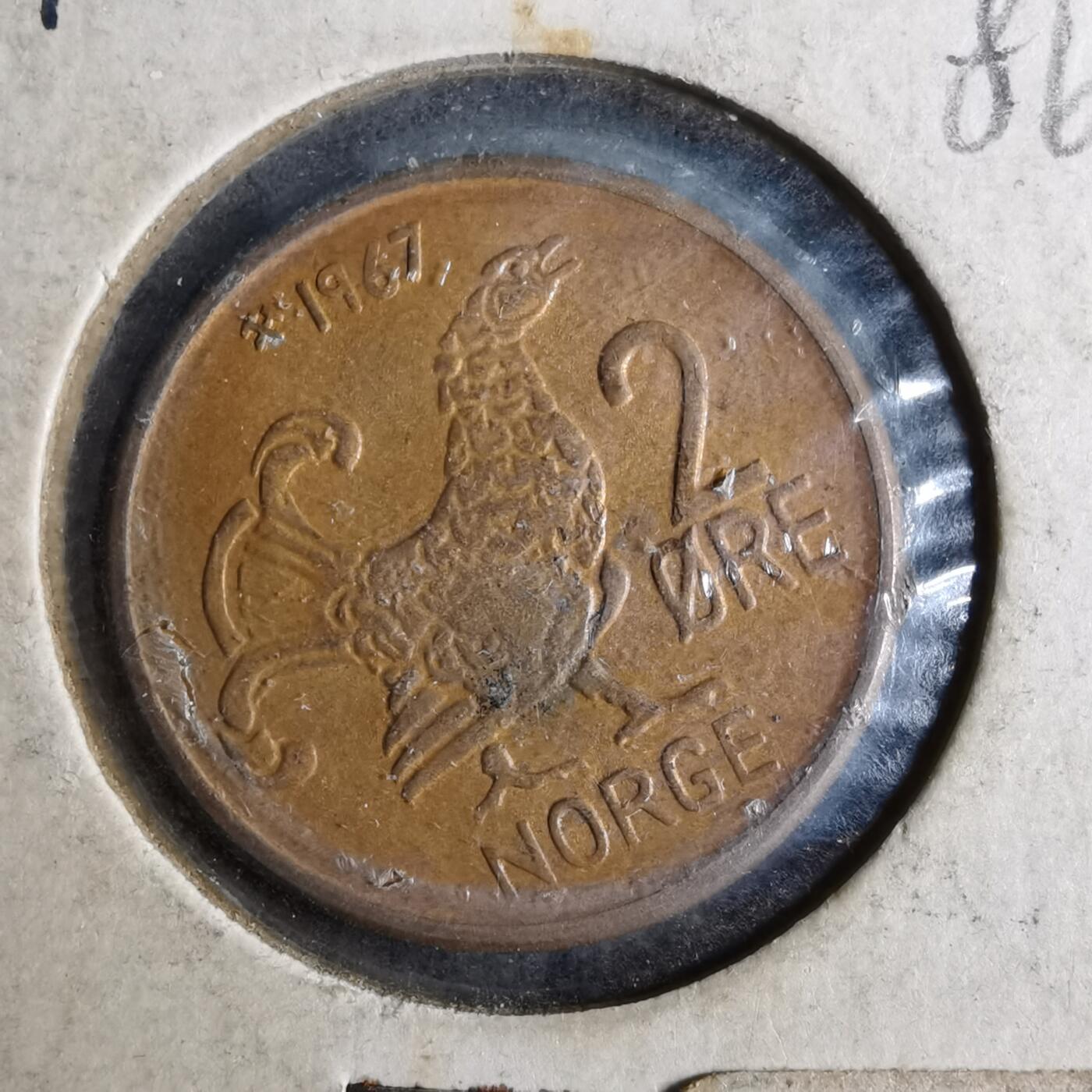 沼泽如烟--第886场 挪威1967年2欧尔