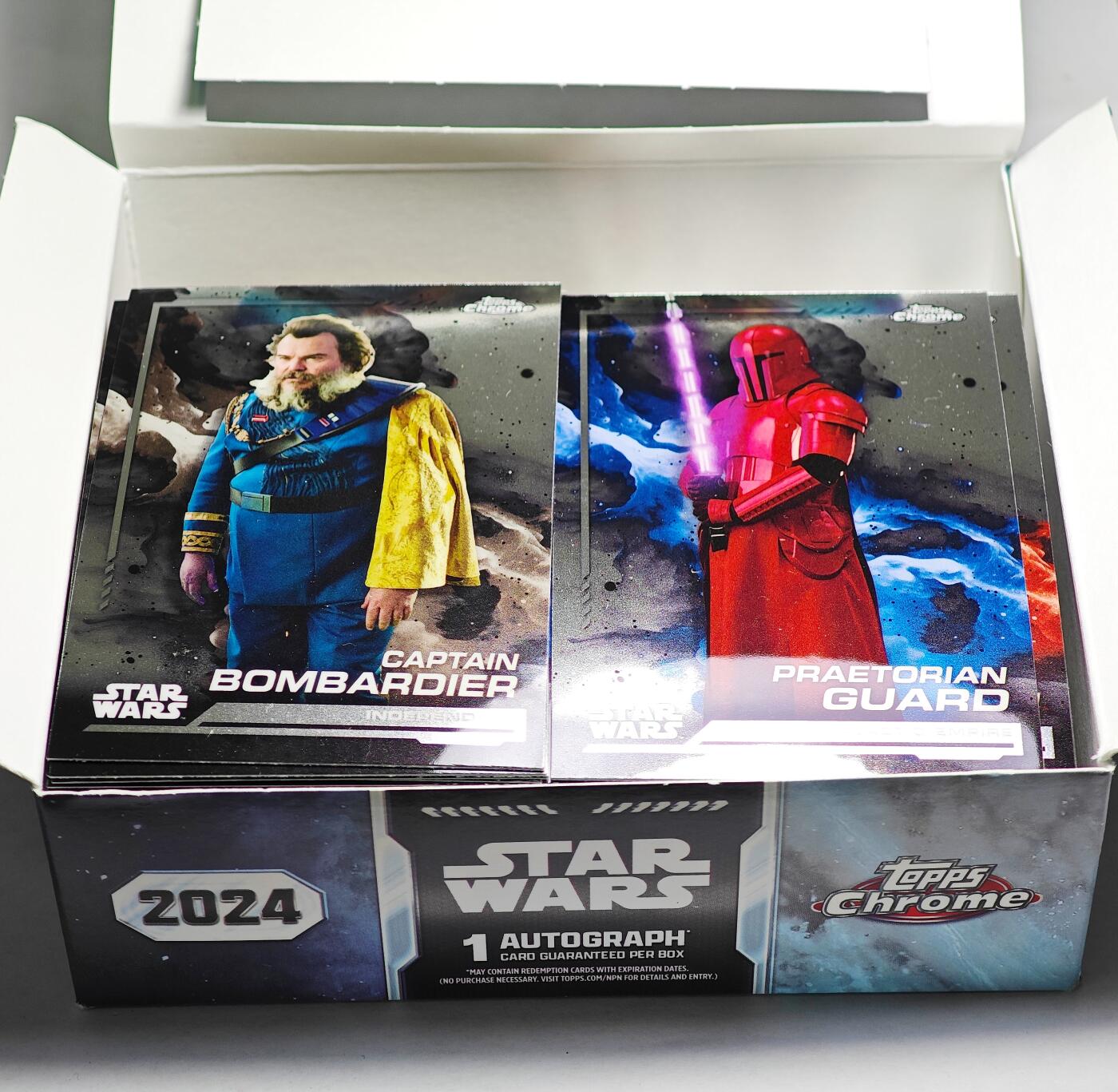 白泽拍卖卡牌手绘专场第27期 2024 TOPPS Chrome STAR WARS 一盒