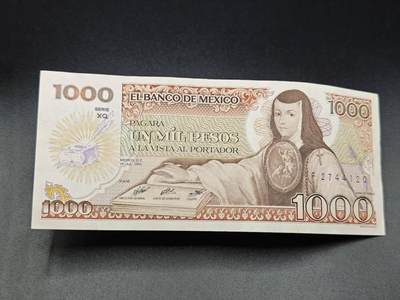 【淘币小摊】实时拍第七百八十五拍   无佣金纸币福利场   满百包邮可预留二周 每周一统一发货   - 墨西哥1000比索