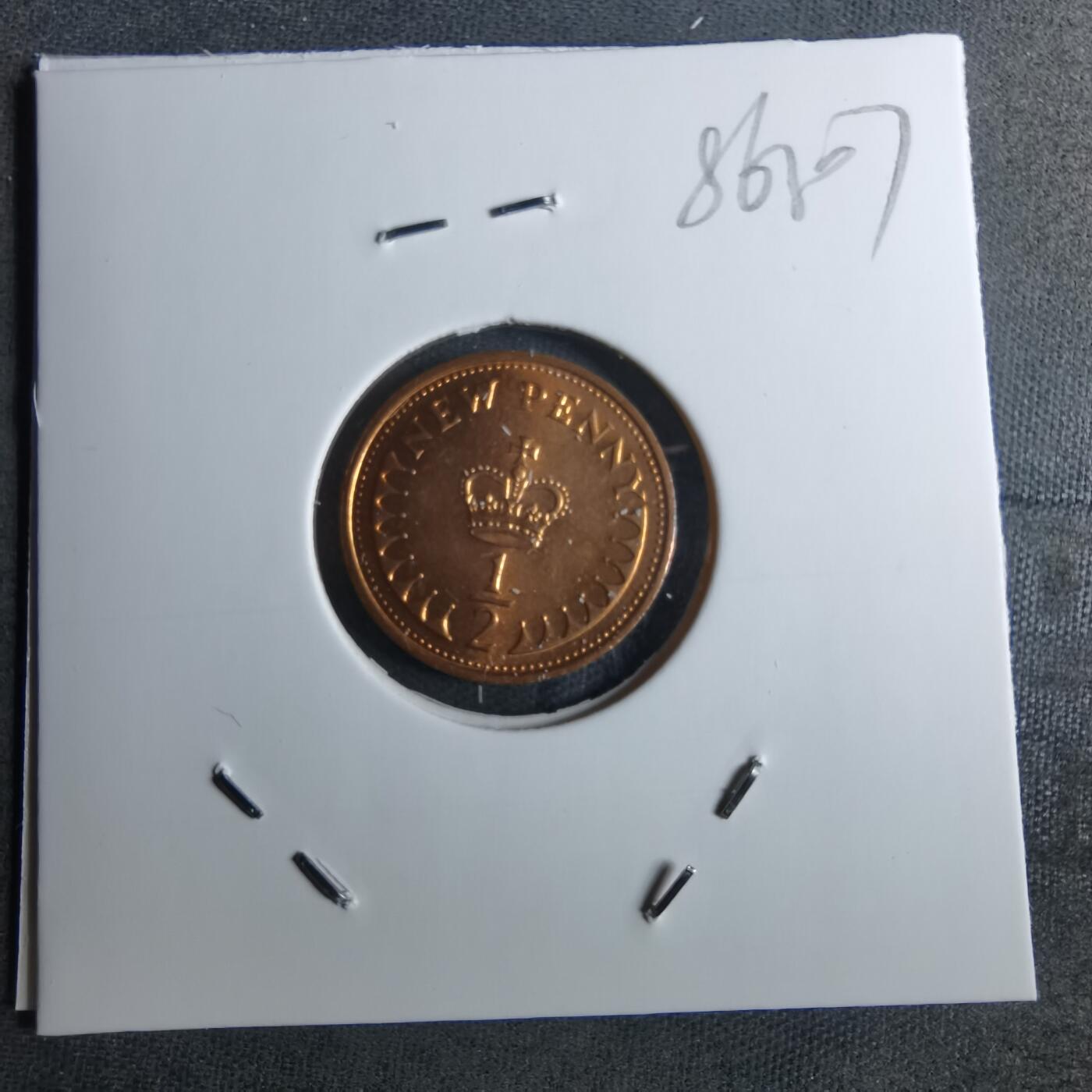 沼泽如烟--第886场 英国1971年半便士