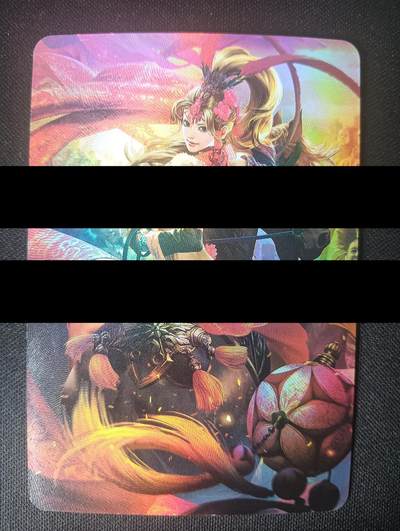 花开卡拍第45期（11月2号周日截拍，品控勿拍!!!拍品不寄存，运费5元，自制卡难免瑕疵，可能存在轻微撞角爆边等出厂瑕疵，品控介意勿拍！） - 青鸾殿 艺术 积分兑换卡 马文鹭彩闪1张