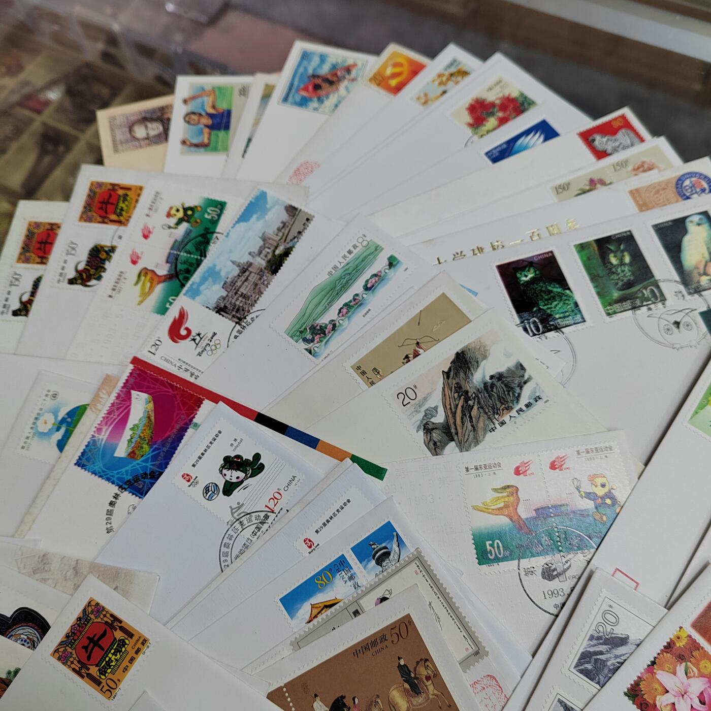 PCAI钱币3-578  纸币小专场 五十个首日封