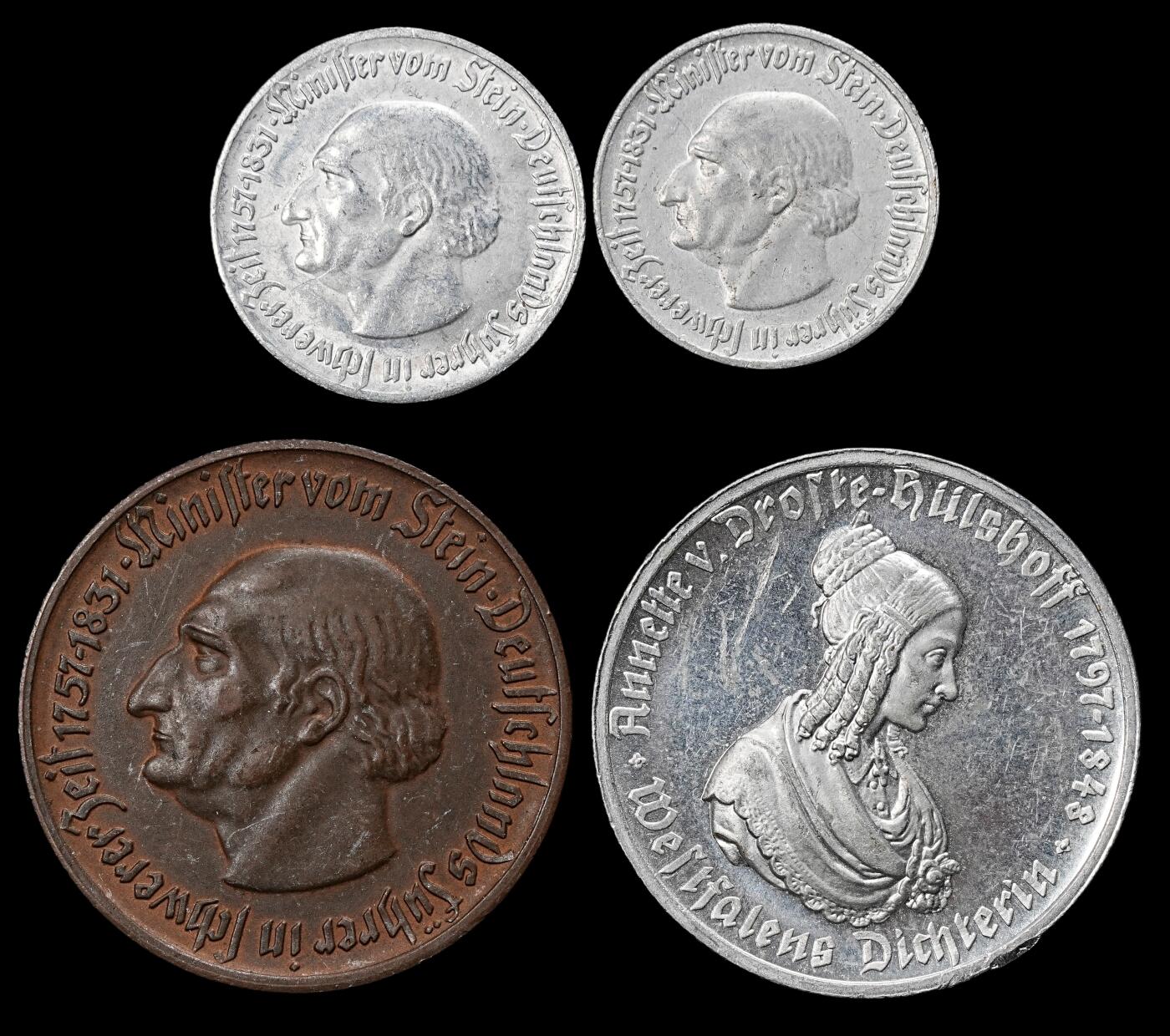修遠堂世界钱币第九十一期 德国紧急时期威斯特法伦马币一组