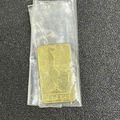 西秦中古拍卖第六十三期 - 第一届中国电影金鸡奖纪念章 带原装塑料袋 铜镀金 非常少见