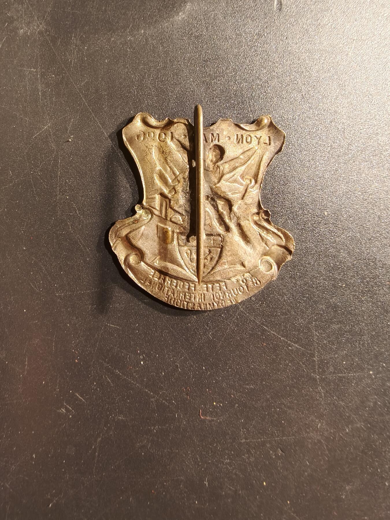 老王徽章第160期 丹麦第8届国际体操锦标赛纪念章