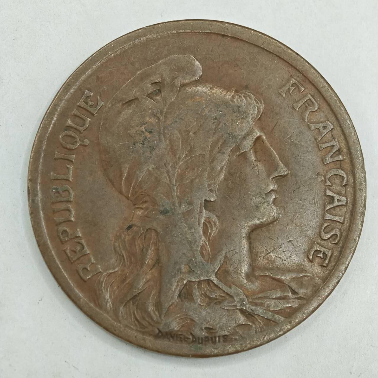 【淘币小摊】限时拍第七百八十四拍  老铜币场  满百包邮可预留两周  周一统一发货  法国1916年10分铜币