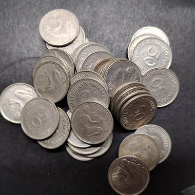 德国摘花女神  早期50芬妮  保真外国钱币硬币 - 德国摘花女神  早期50芬妮  保真外国钱币硬币