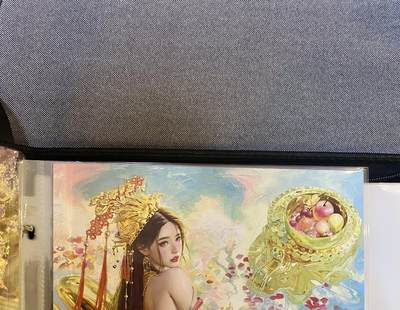 花开卡拍第45期（11月2号周日截拍，品控勿拍!!!拍品不寄存，运费5元，自制卡难免瑕疵，可能存在轻微撞角爆边等出厂瑕疵，品控介意勿拍！） - 燎原焱卡 A4粗闪大卡 人间传 胡奿 编号888