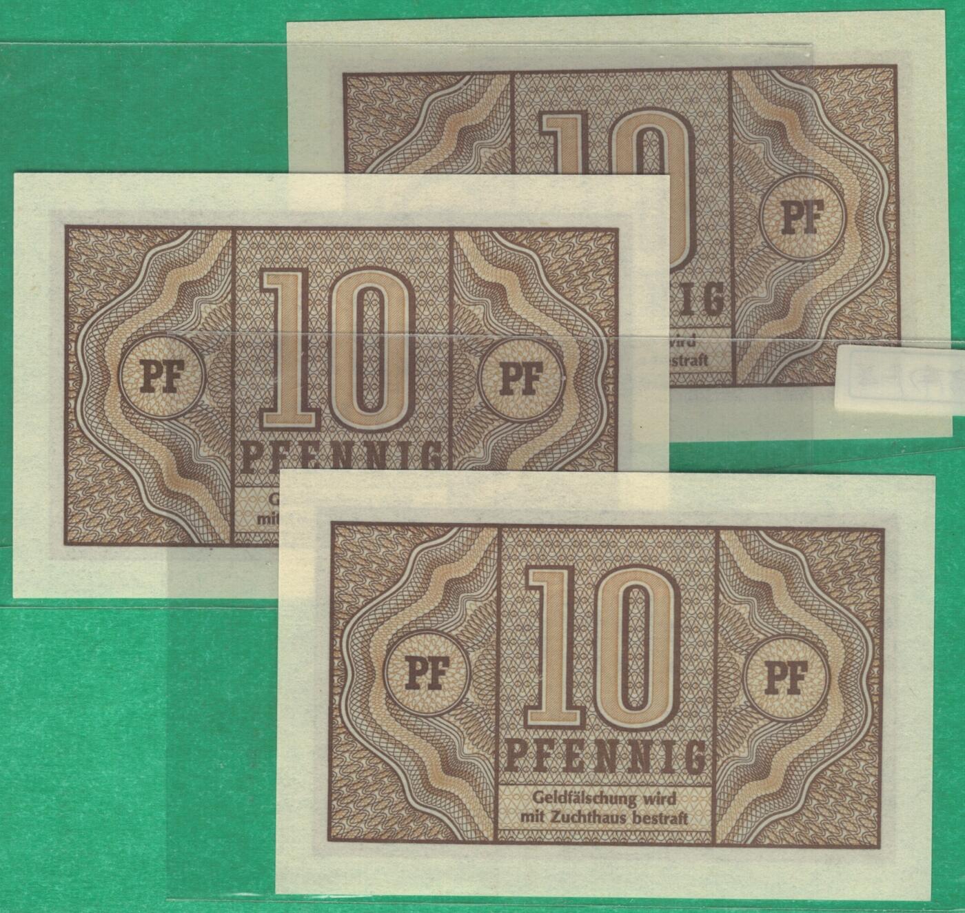 德国1967年10芬尼 未发行(西德为三战做准备而印制) P-26 实物图 UNC