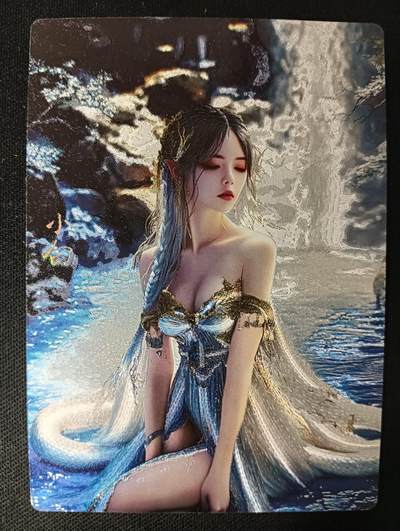 花开卡拍第45期（11月2号周日截拍，品控勿拍!!!拍品不寄存，运费5元，自制卡难免瑕疵，可能存在轻微撞角爆边等出厂瑕疵，品控介意勿拍！） - 奇点 小白 1张 粗闪