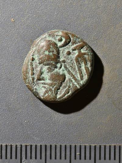 81期回流戒指饰品杂件纪念章丝路钱币专场 - 埃兰王朝铜币