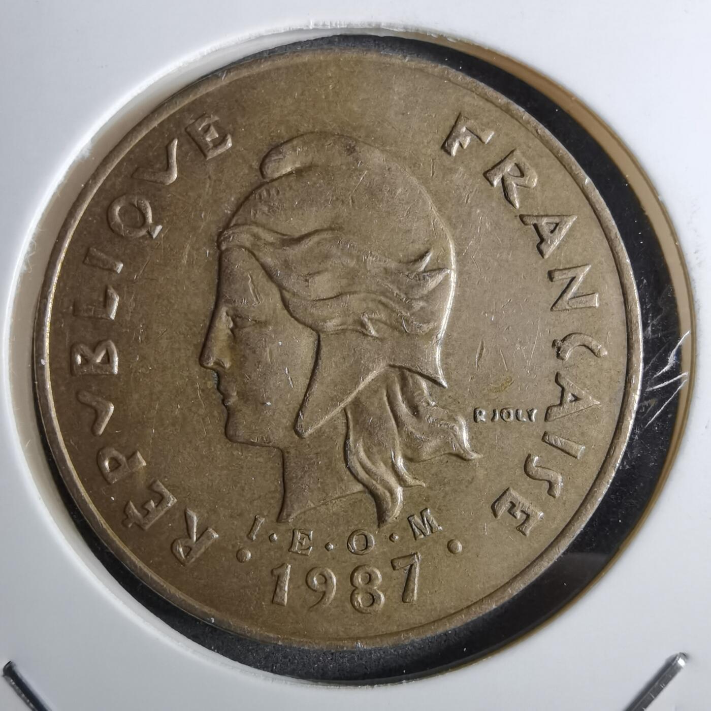 沼泽如烟--第886场 法属新喀里多尼亚1987年100法郎