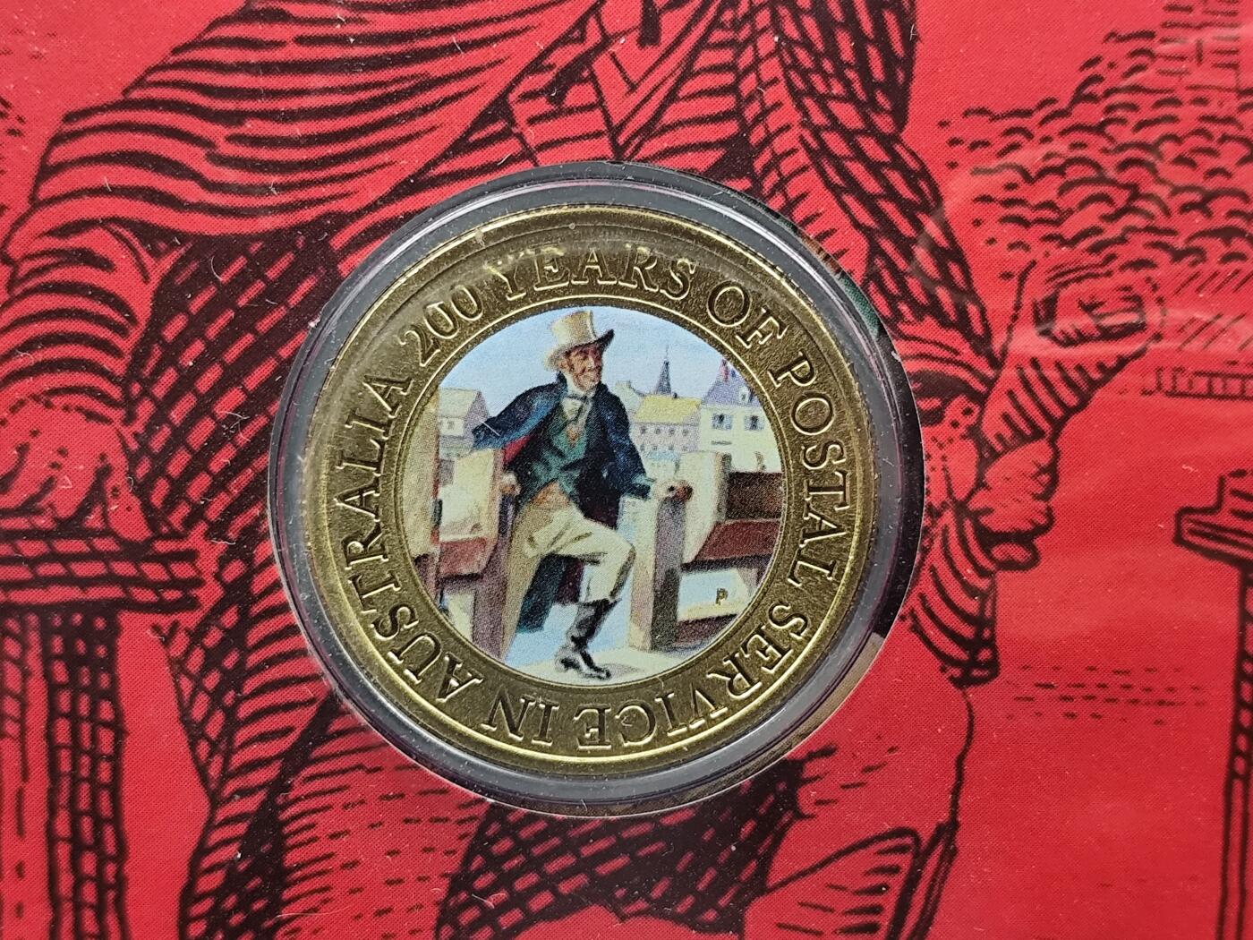 10月底 冲业绩 来一波精品证章场子 澳大利亚邮政200周年纪念币