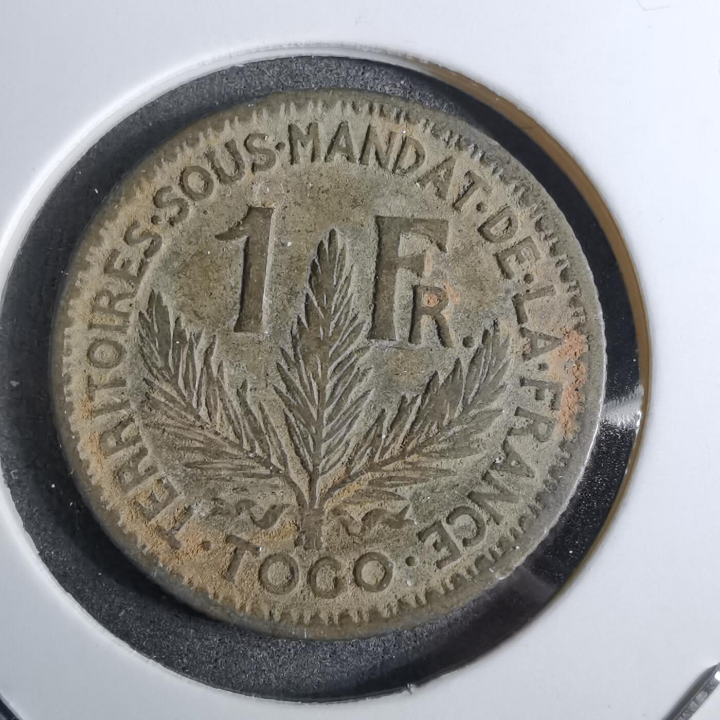 沼泽如烟--第886场 多哥1925年1法郎