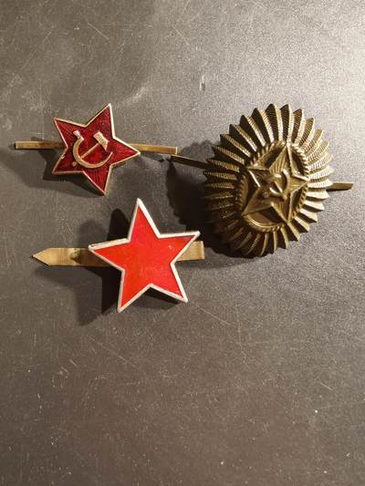 老王徽章第160期 - 苏联帽徽一组