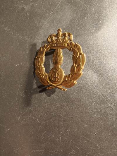 老王徽章第160期 - 丹麦皇家海军陆战队帽徽