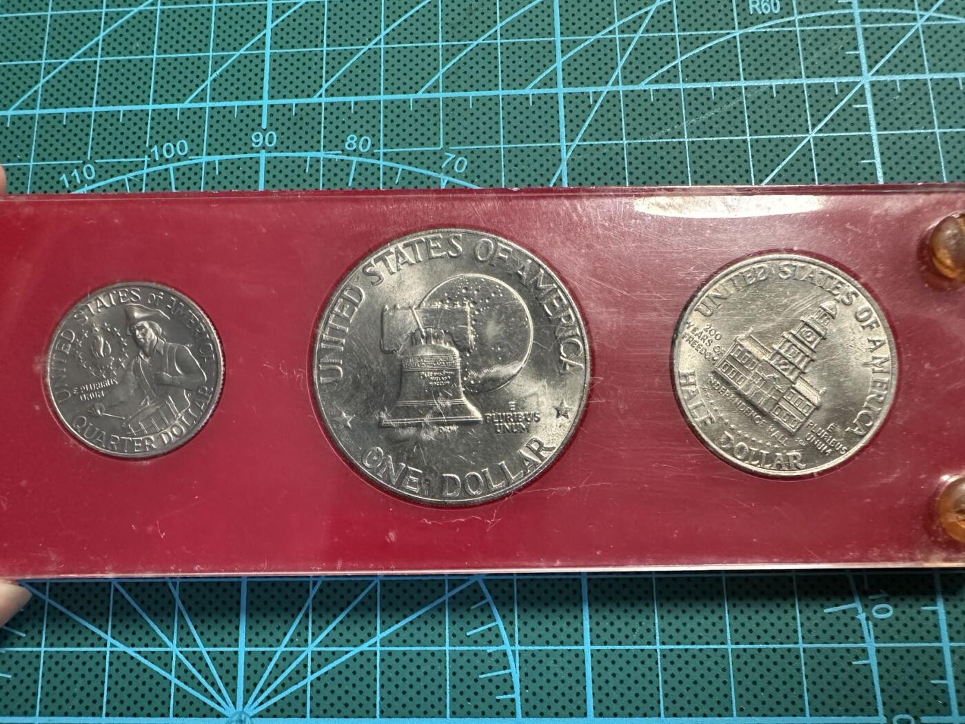 蒂克钱币-第54场 外国精品套币 银币专场 美国1976年 建国200周年纪念套币