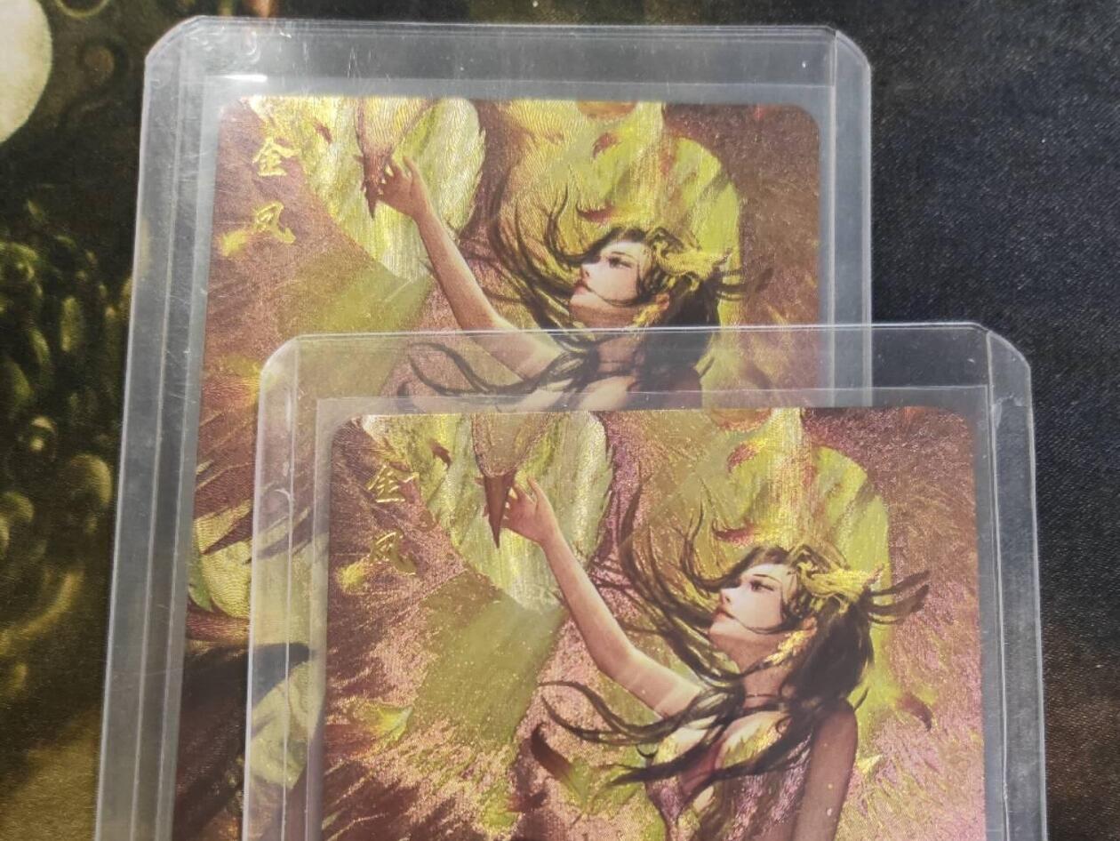 阳大大卡牌拍卖第79期（持续收拍品，周六晚上九点截拍，进群福利早知道） 【亲签】卡卡有趣 凤育九雏 金凤双服饰 林川亲签 折光粗闪 带卡夹