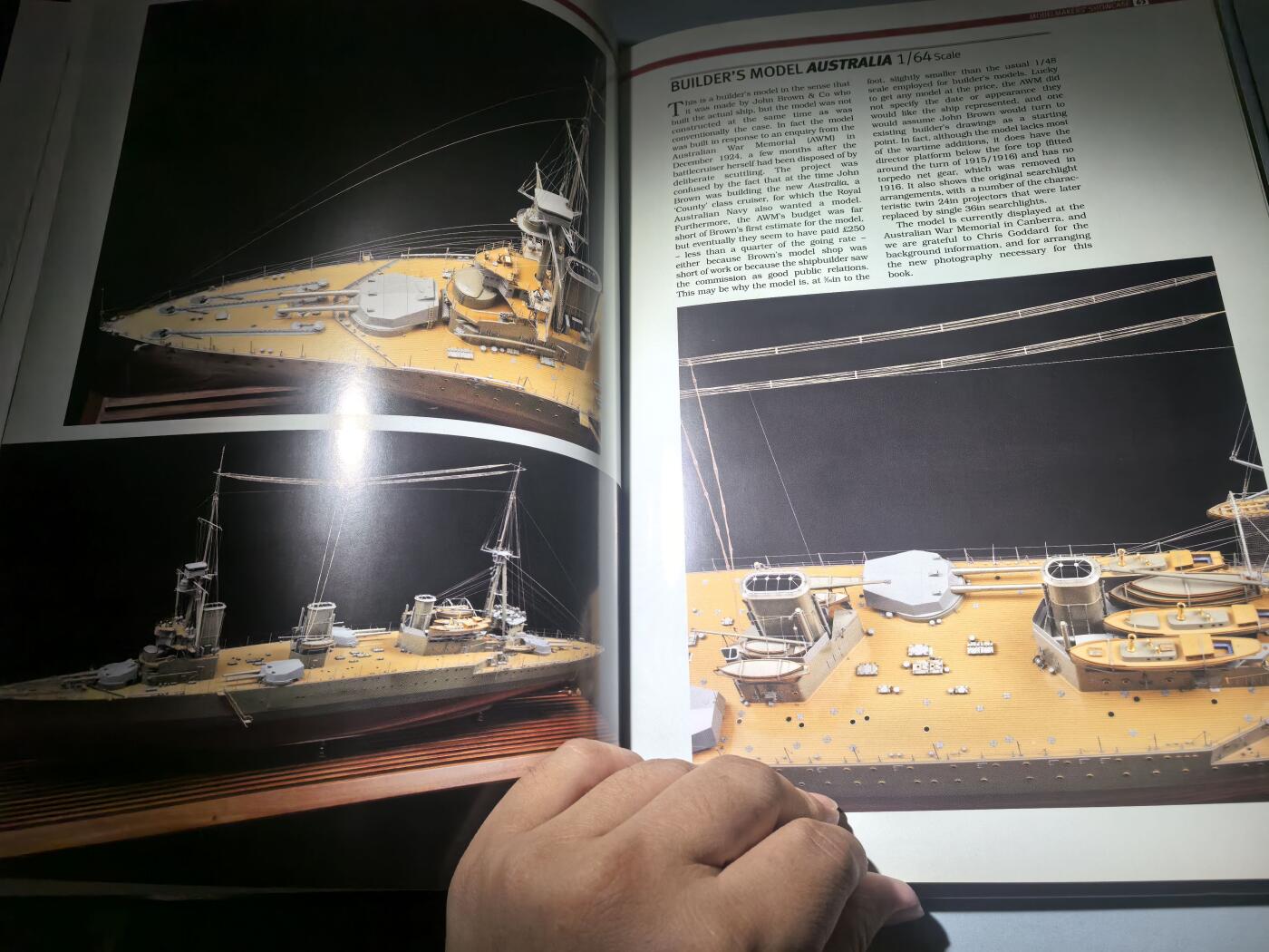 盛世勋华——号角文化勋章邮票专场拍卖第286期 军模型制作指南 ShipCraft系列 大舰队战列巡洋舰 126页 硬皮