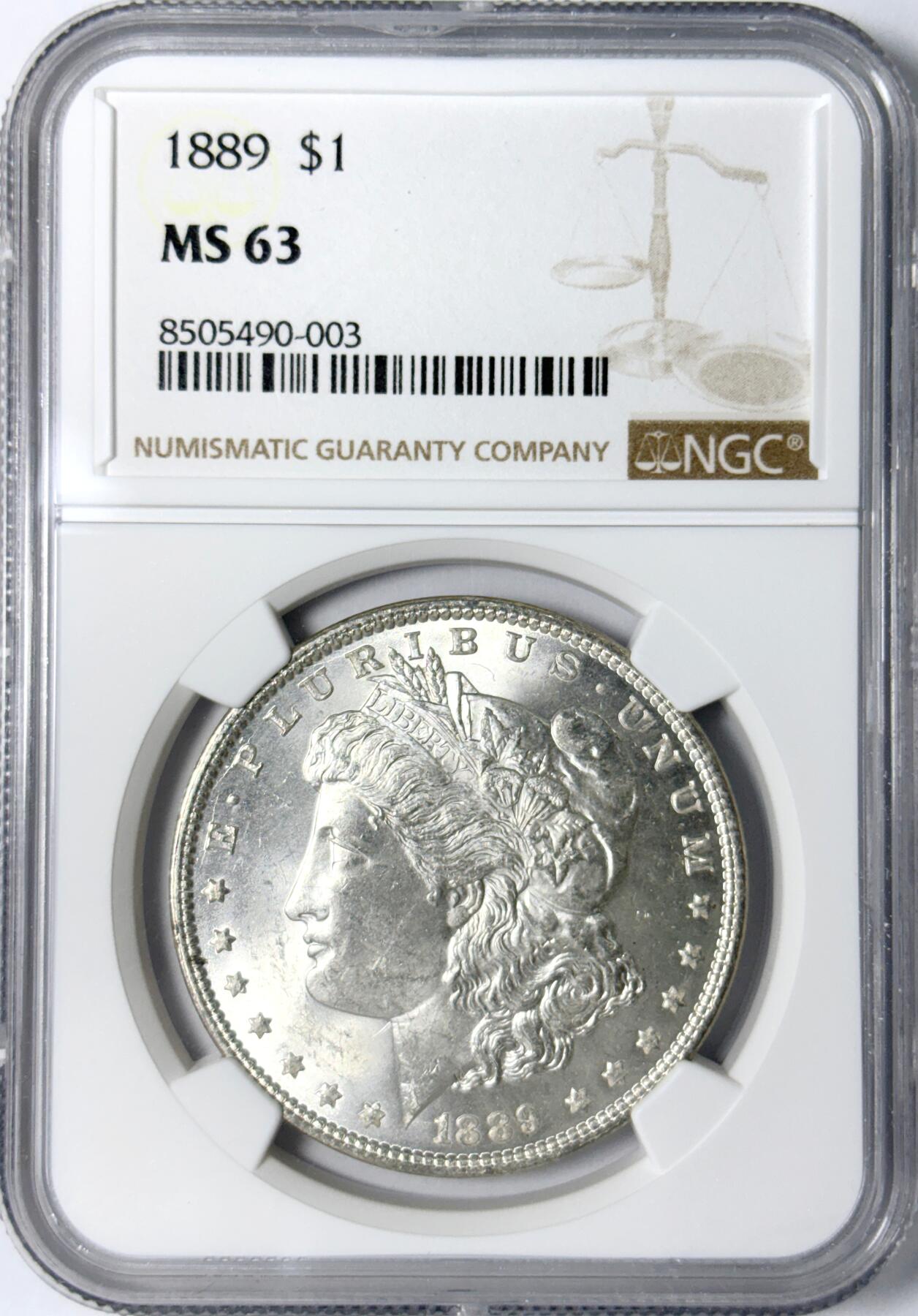 【雨安】【世界币章112-113期】周五/周六 两场连拍 2025-11-01 周六 19:30 保真 8秒倒数自动落锤 高效拍卖 [评级美洲] USA 美国 1美元 (1878-1921) 摩根 1899年 NGC-MS63