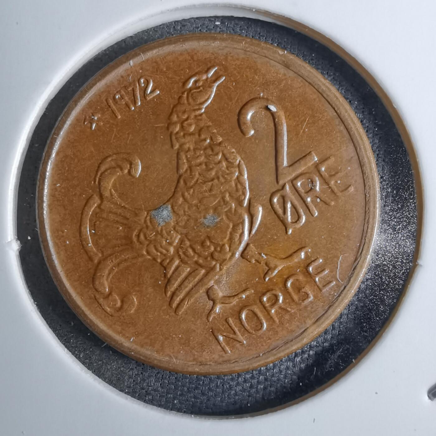 沼泽如烟--第886场 挪威1972年2欧尔