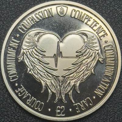 ＜小葵钱铺＞第64期·克朗币·套币·银币场·满200包邮，不寄存·3号发货 - 南乔治亚和南桑威奇群岛2021年天使之心2镑克朗型纪念币