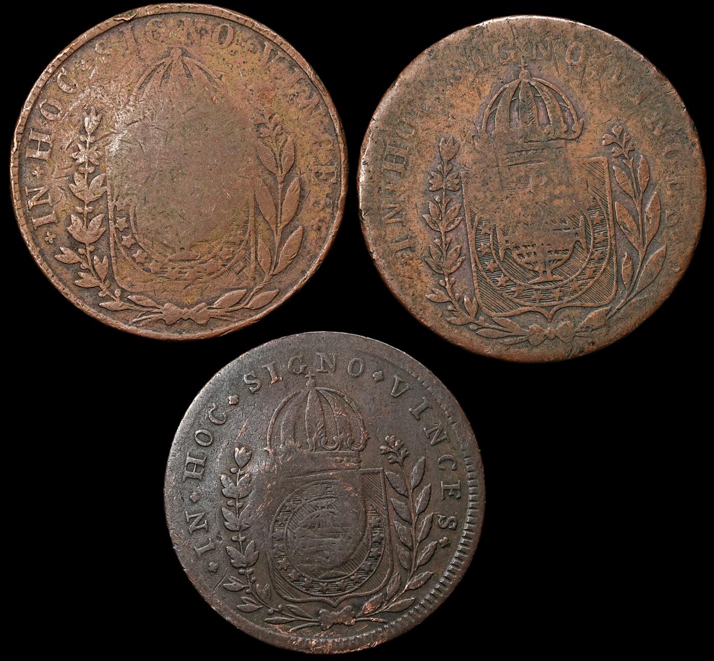 修遠堂世界钱币第九十一期 巴西旧铜币三枚