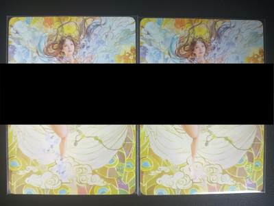 花开卡拍第45期（11月2号周日截拍，品控勿拍!!!拍品不寄存，运费5元，自制卡难免瑕疵，可能存在轻微撞角爆边等出厂瑕疵，品控介意勿拍！） - 燎原太虚幻境 刷子特卡 晴雯 普卡2张