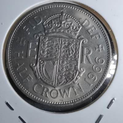 沼泽如烟--第886场 - 英国1966年半克朗