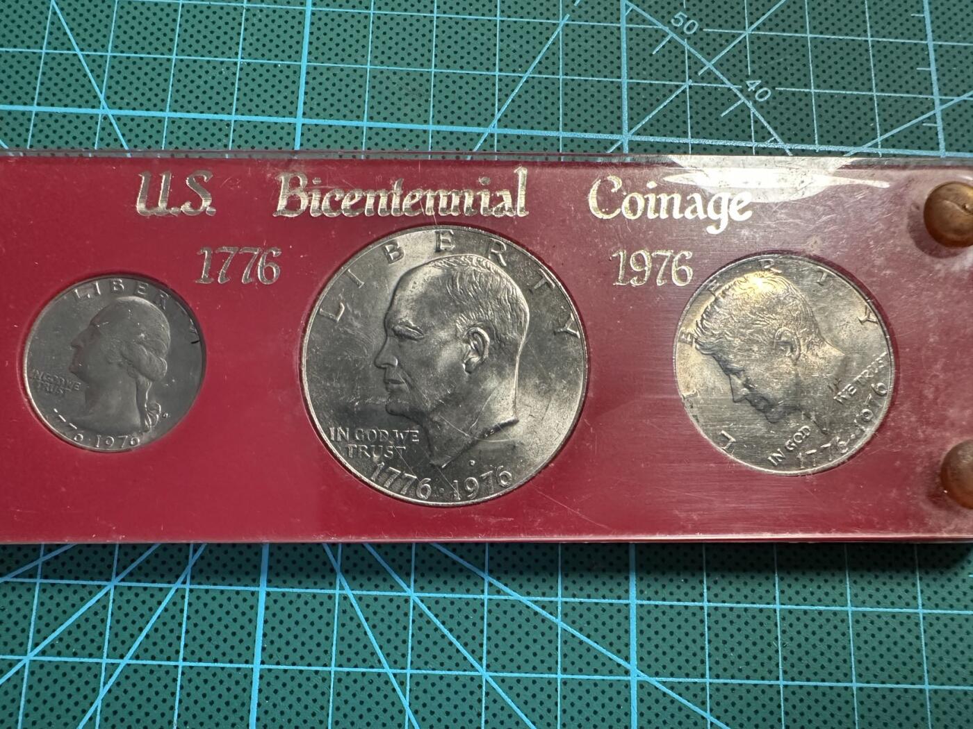 蒂克钱币-第54场 外国精品套币 银币专场 美国1976年 建国200周年纪念套币