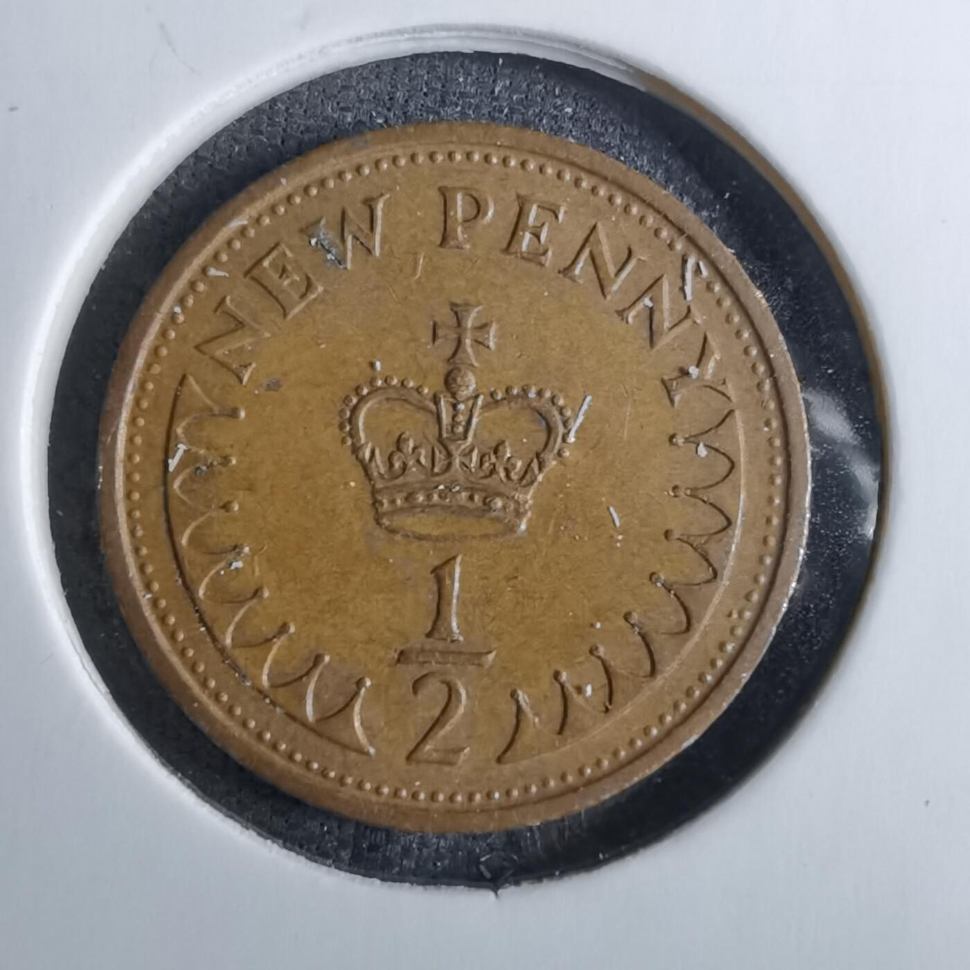 沼泽如烟--第886场 英国1971年半便士