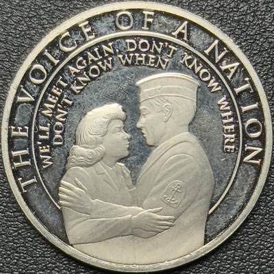 ＜小葵钱铺＞第64期·克朗币·套币·银币场·满200包邮，不寄存·3号发货 - 直布罗陀2020年薇拉·琳恩女爵士1/2克朗纪念币