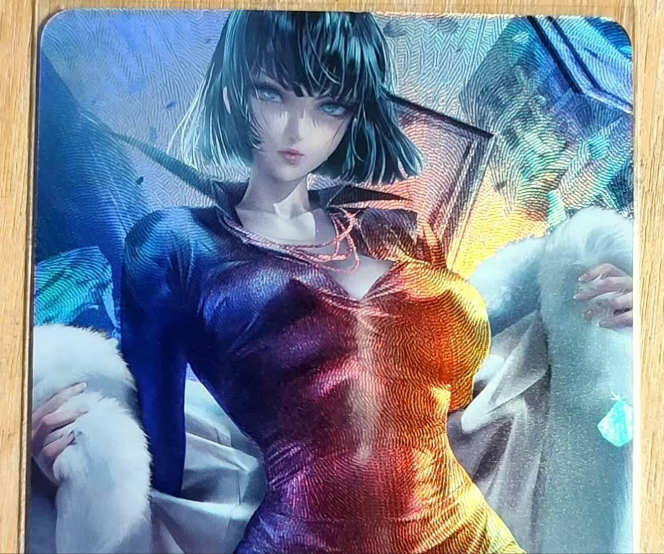 龙虎卡牌第六一场 （无佣金，单场满200元包邮，欢迎送拍） 折光彩闪 一拳超人卡牌 吹雪