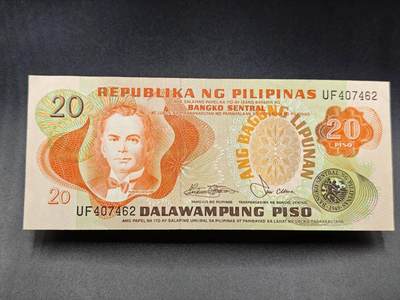 【淘币小摊】实时拍第七百八十五拍   无佣金纸币福利场   满百包邮可预留二周 每周一统一发货   - 菲律宾20比索