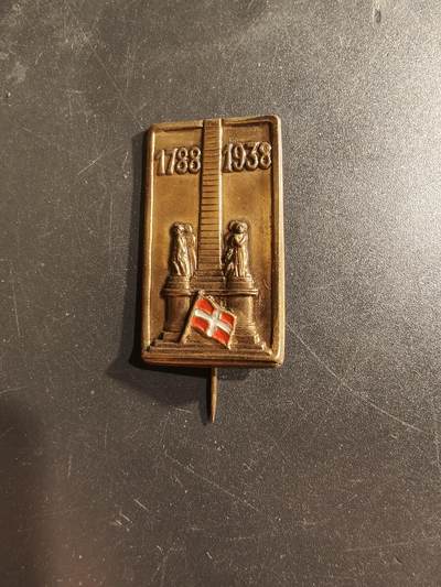 老王徽章第160期 - 丹麦哥本哈根自由纪念碑150周年针插