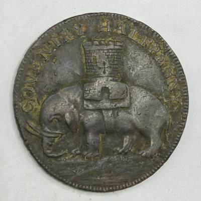 【淘币小摊】限时拍第七百八十四拍  老铜币场  满百包邮可预留两周  周一统一发货  - 英国1792年戈黛娃夫人半便士铜代币