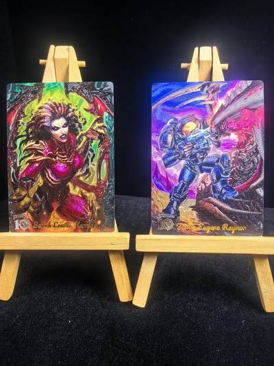 第二十八场  无佣金 不寄存 不收拍 卡牌设有底价 拒绝小号抬价 大家放心拍 所有拍品全部有卡膜 自制卡牌 不包厂瑕 放大镜 品控 勿拍 流拍商品会循环 感谢大家支持 留个关注 不定时上新 谢谢 - 奇点卡牌 星际争霸