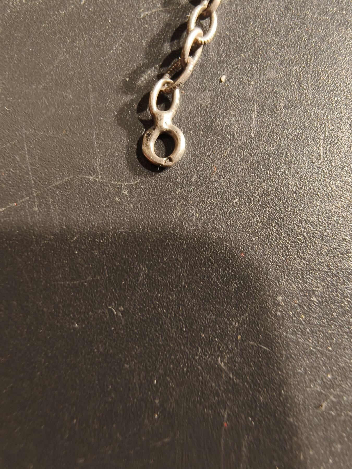 老王徽章第160期 法国银链子    4.4g