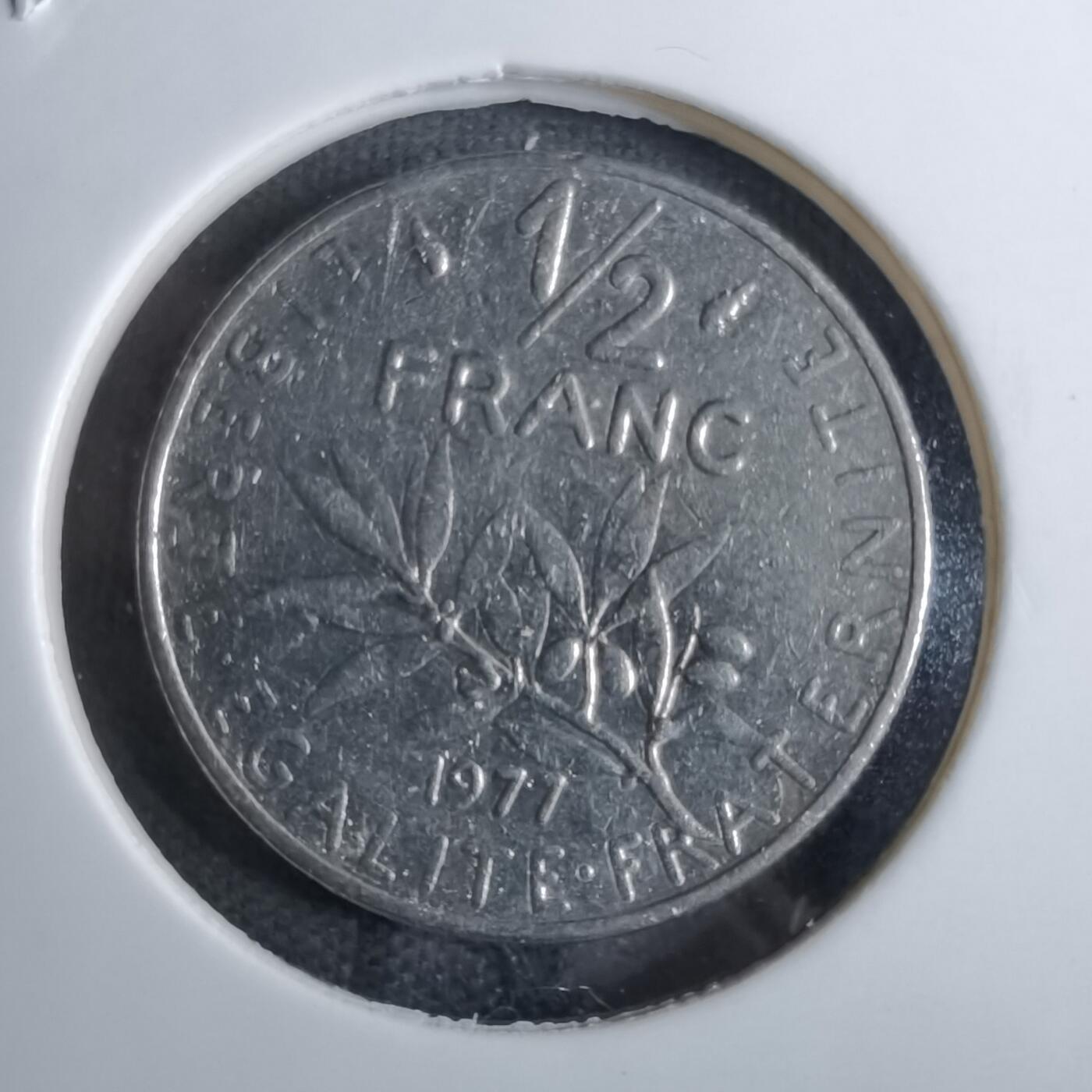 沼泽如烟--第886场 法国1977年半法郎