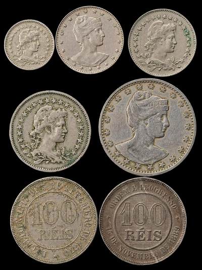 修遠堂世界钱币第九十一期 - 巴西旧钱币 第二组