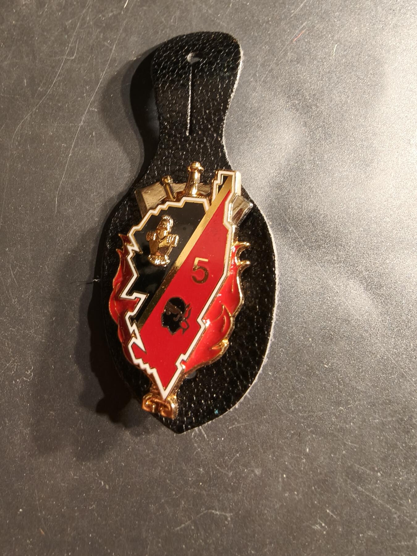 老王徽章第160期  法国民事安全部队第5营证章     该营驻扎在科西嘉岛     法国民事安全部队是法国军队的一个分支，专门负责民事安全任务，例如应对自然灾害和人道主义危机。 