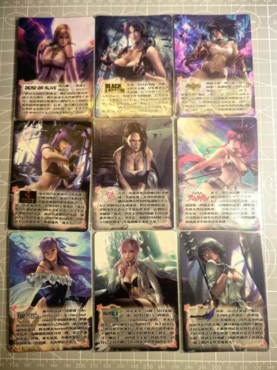 第二十八场  无佣金 不寄存 不收拍 卡牌设有底价 拒绝小号抬价 大家放心拍 所有拍品全部有卡膜 自制卡牌 不包厂瑕 放大镜 品控 勿拍 流拍商品会循环 感谢大家支持 留个关注 不定时上新 谢谢 - 白花恋诗卡牌 光刻美女套卡 展示卡背