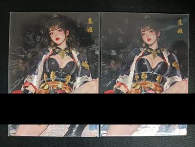 花开卡拍第45期（11月2号周日截拍，品控勿拍!!!拍品不寄存，运费5元，自制卡难免瑕疵，可能存在轻微撞角爆边等出厂瑕疵，品控介意勿拍！） - 奇点 庄姬 2张 粗闪