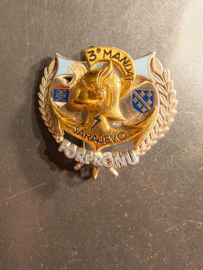 老王徽章第160期 - 波黑内战法国维和部队证章 